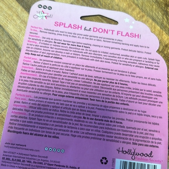 🌙♣️Hollywood Splash Tape - Picture 4 of 4